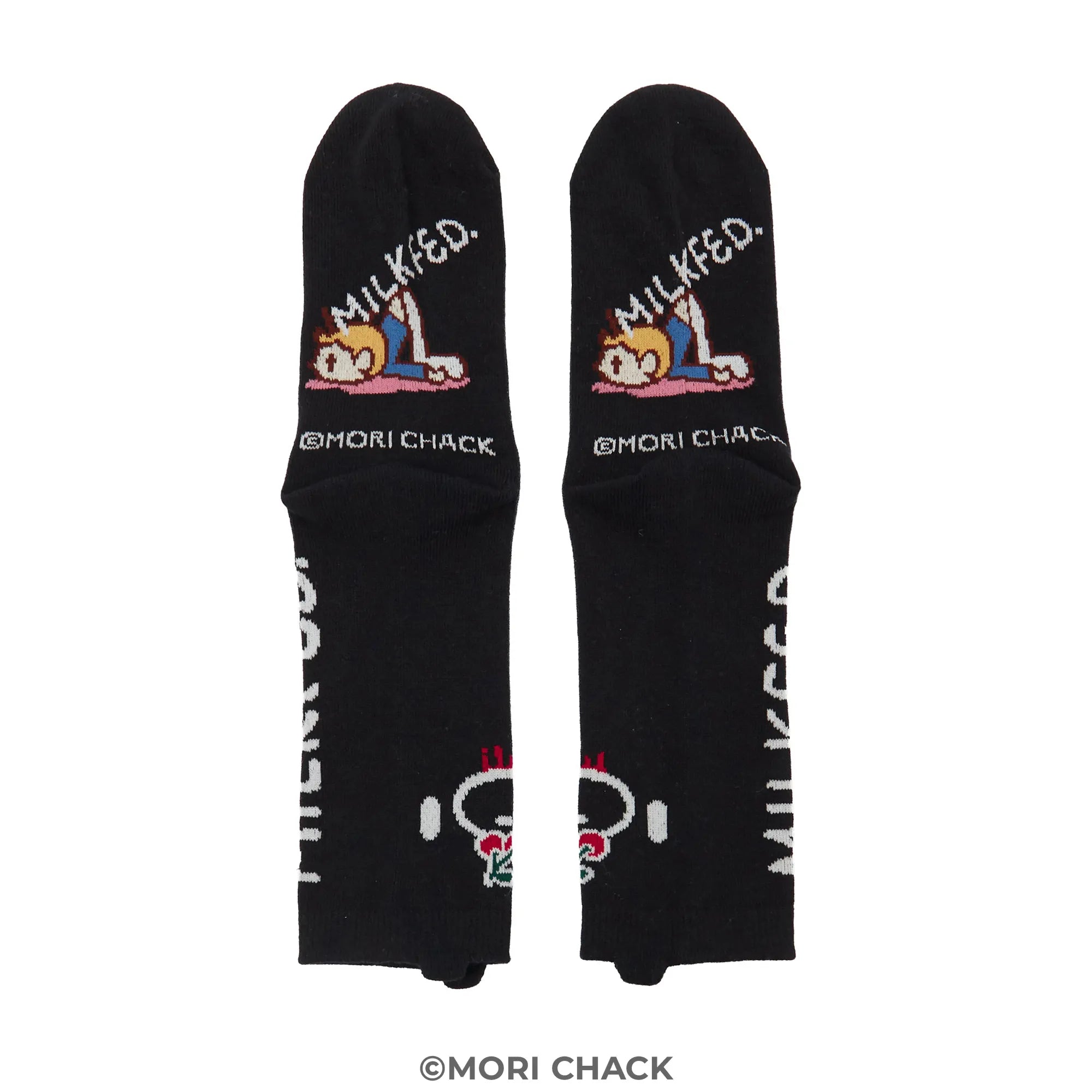 GLOOMY meets MILKFED. SOCKS Black【予約】【2次予約】
