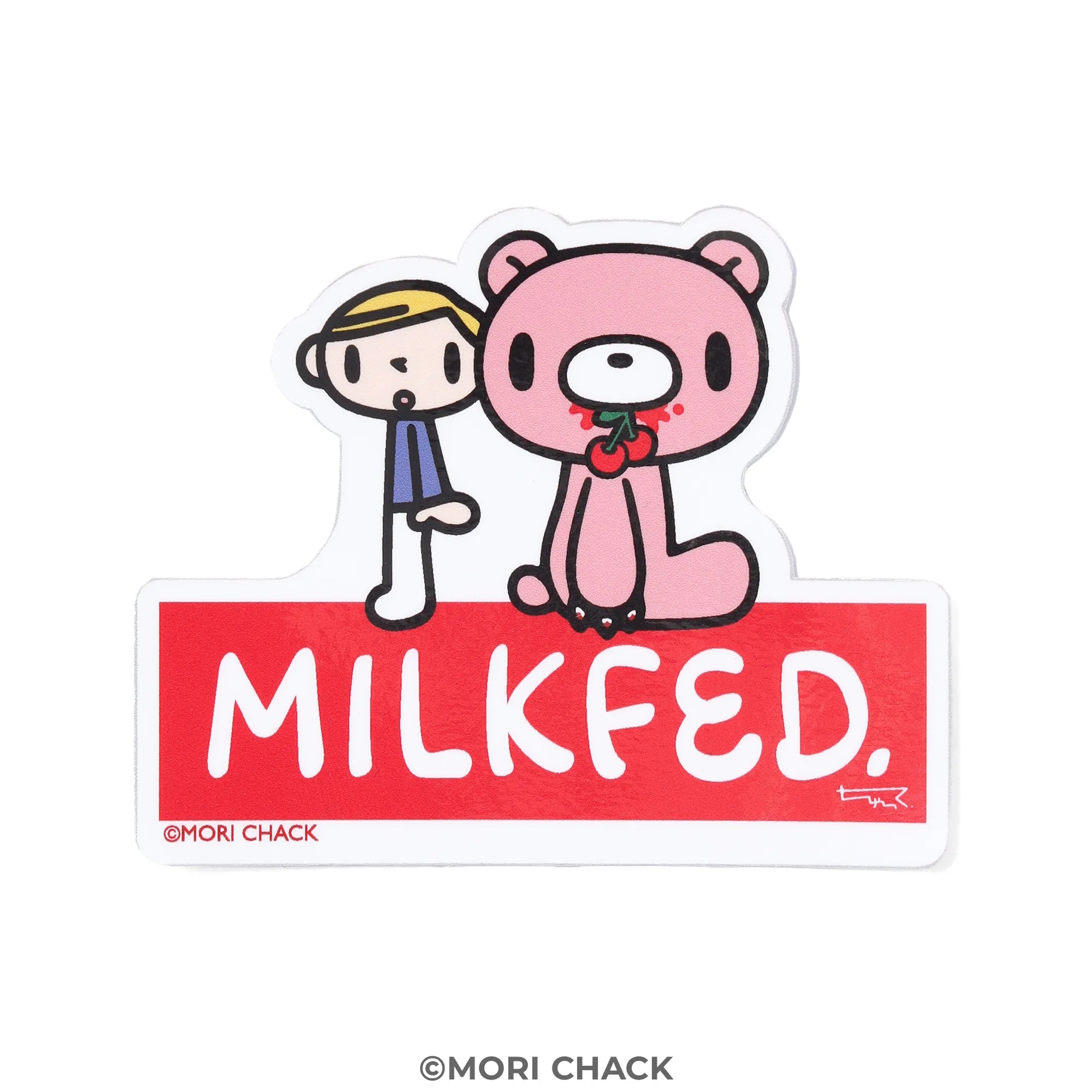 GLOOMY meets MILKFED.  ダイカットステッカー グルーミーD【予約】