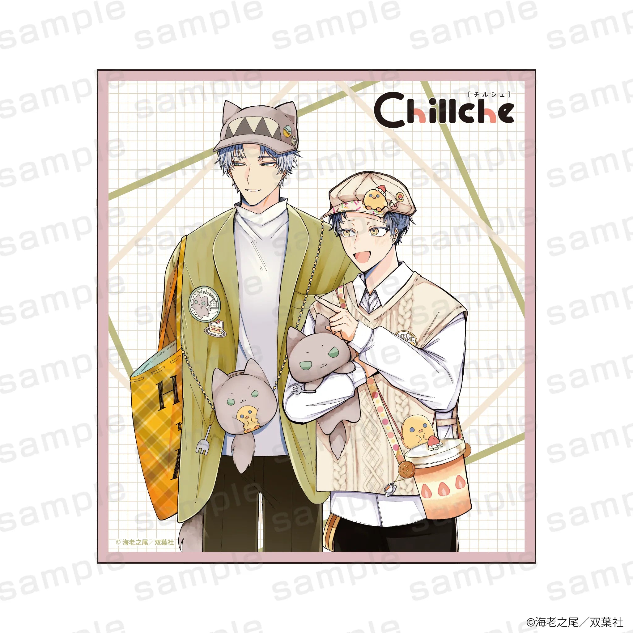 チルシェ3周年フェア 箱庭のアンバー ミニ色紙 デートver.【予約】