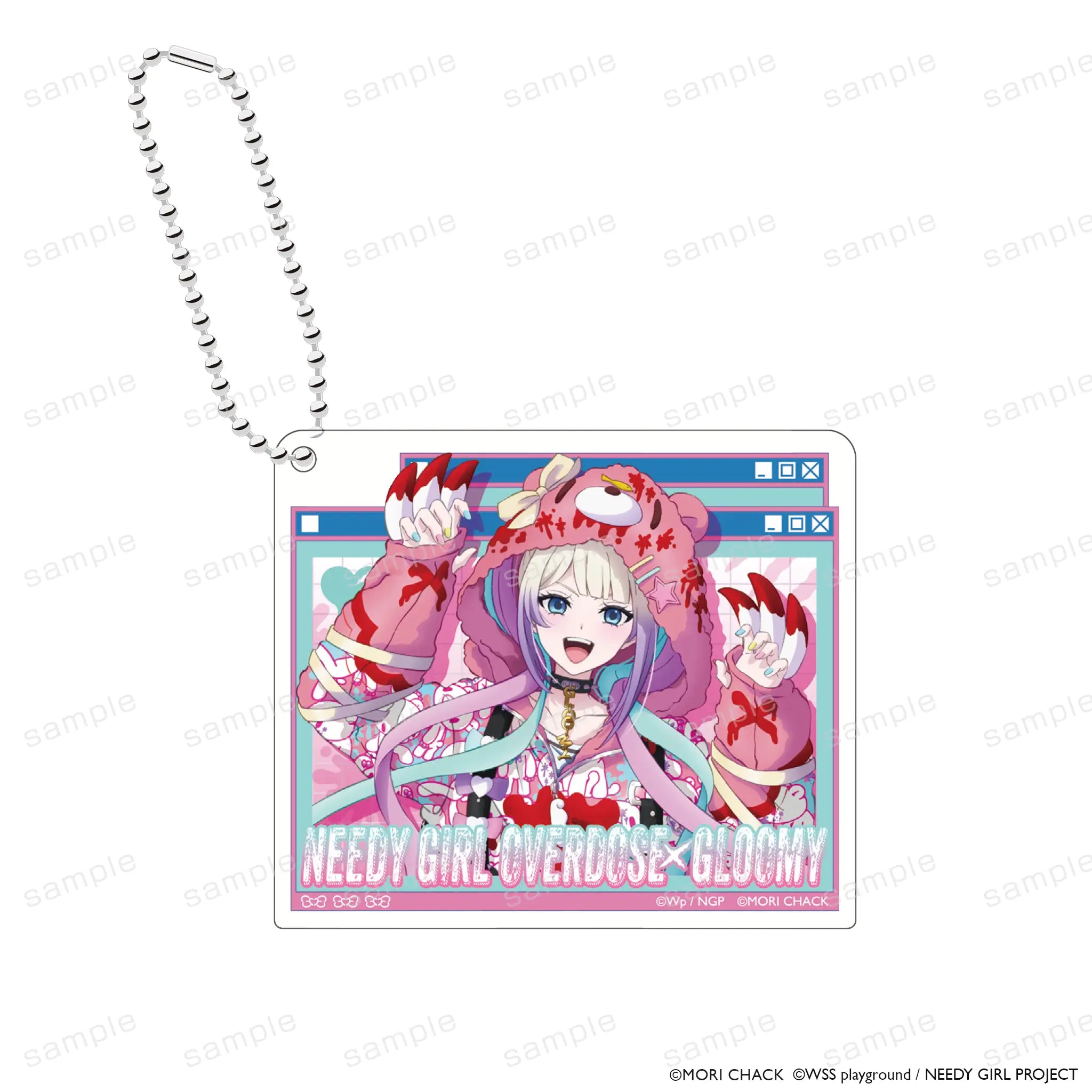 GLOOMY meets NEEDY GIRL OVERDOSE ブロックアクリルキーホルダー 超てんちゃん【予約】