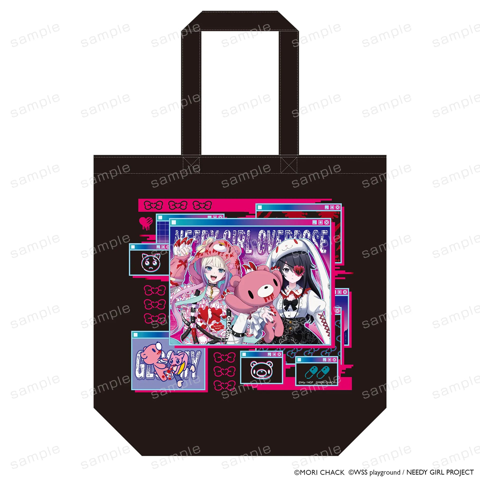 NEEDY GIRL OVERDOSE 超てんちゃんのバッグ GLOOMY meets NEEDY GIRL OVERDOSE トートバッグ【予約