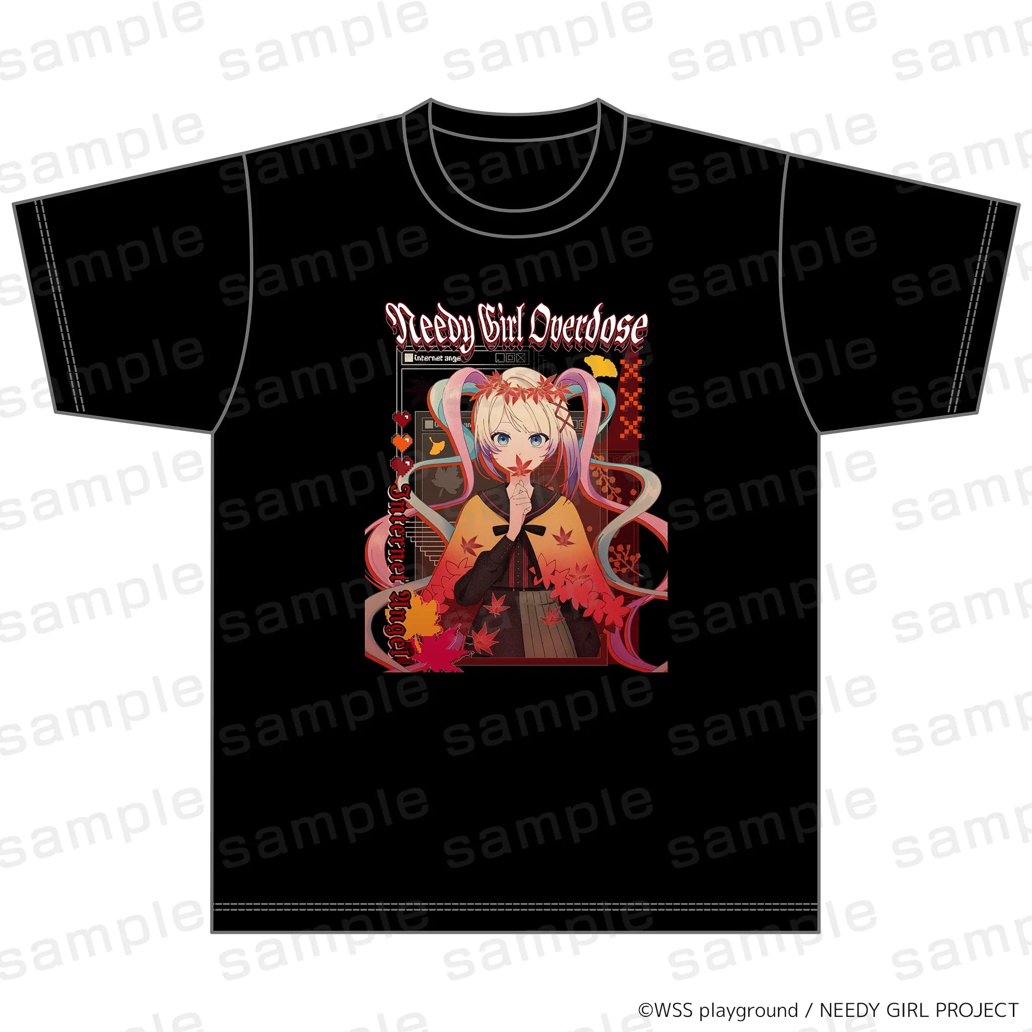 NEEDY GIRL OVERDOSE Tシャツ 四季ver. 秋 【予約】