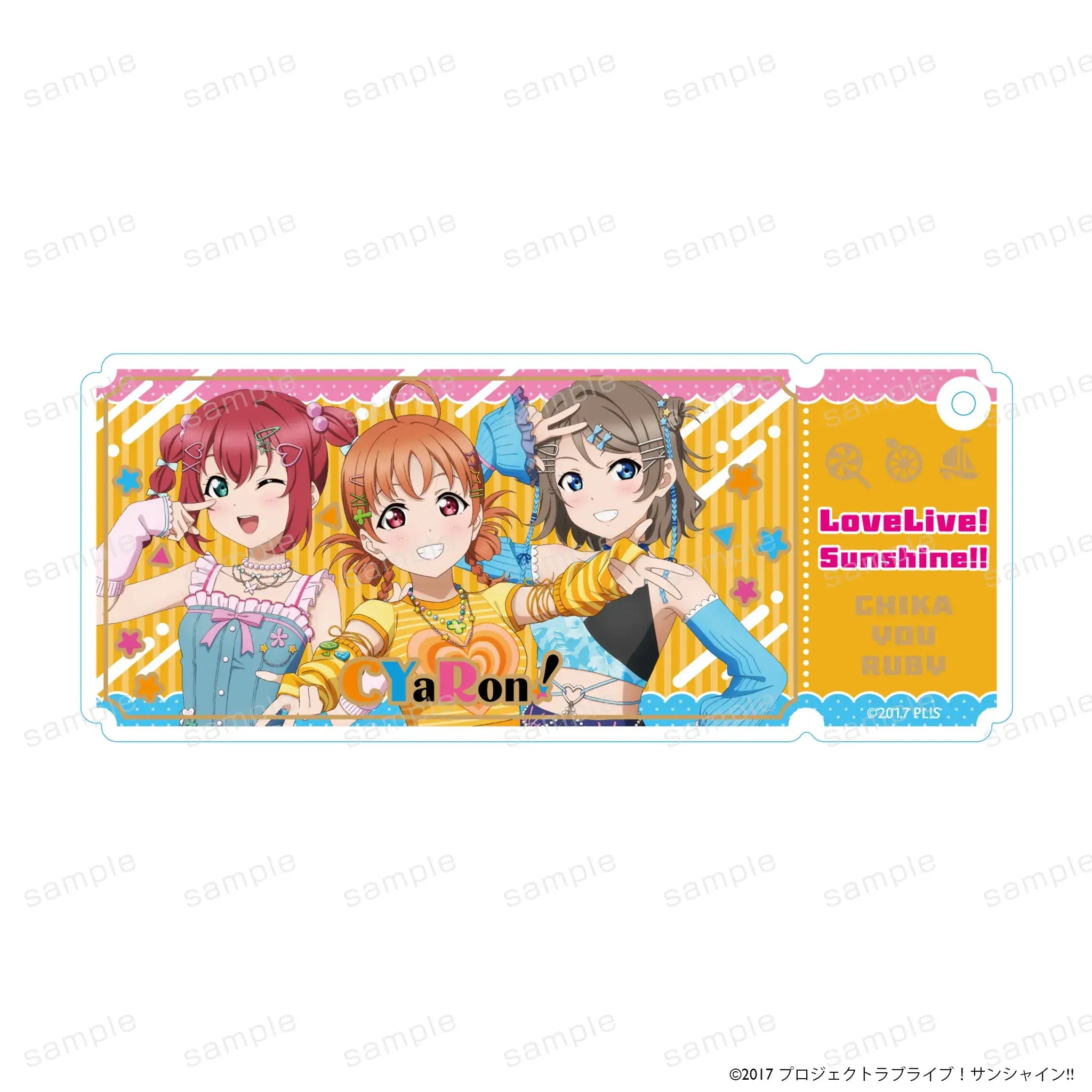 ラブライブ！サンシャイン!! 箔押しアクリルキーホルダー CYaRon! Y2K ver.【予約】