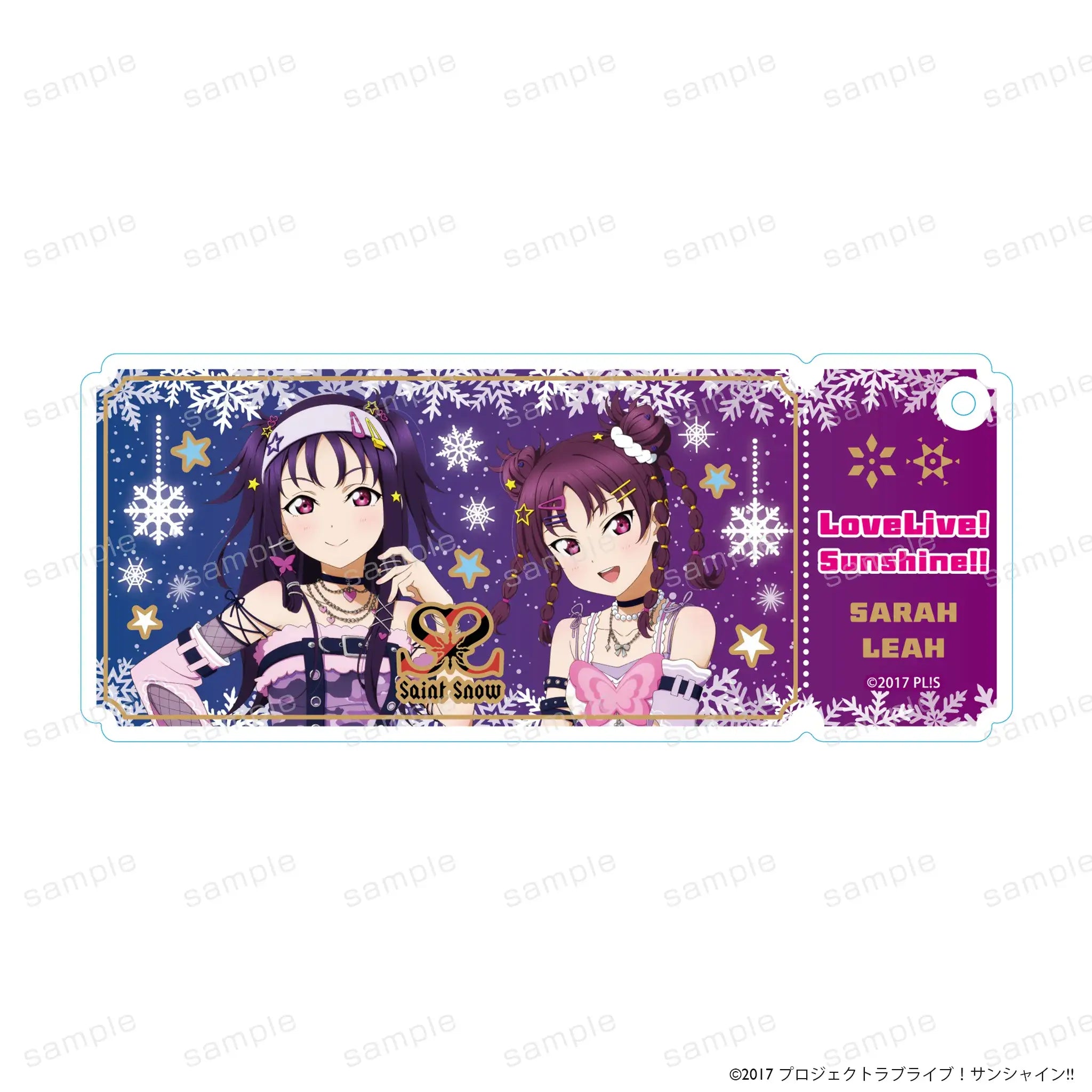 ラブライブ！サンシャイン!! 箔押しアクリルキーホルダー Saint Snow Y2K ver.【予約】