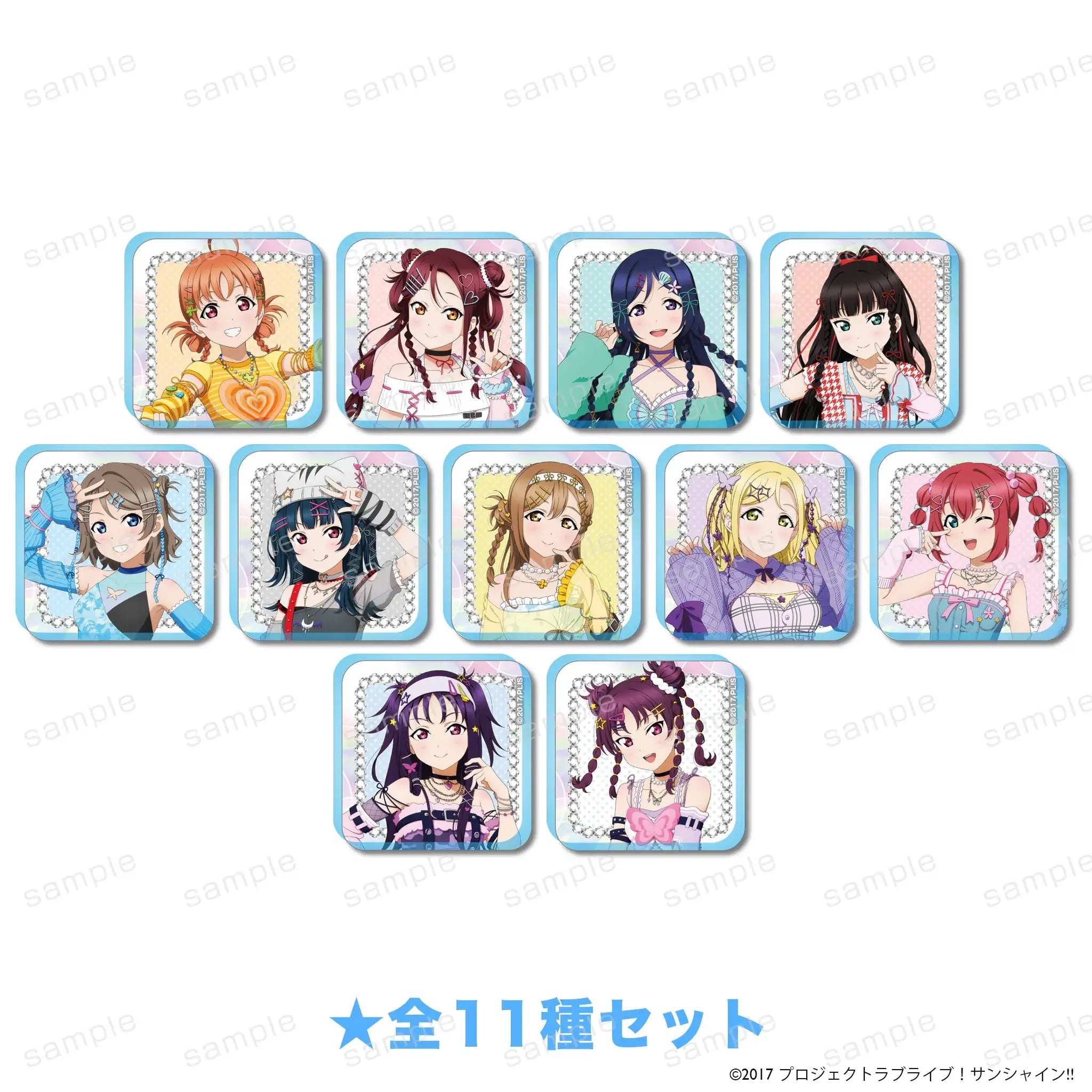 ラブライブ！サンシャイン!! アクリルマグネット Y2K ver.（全11種セット）【予約】