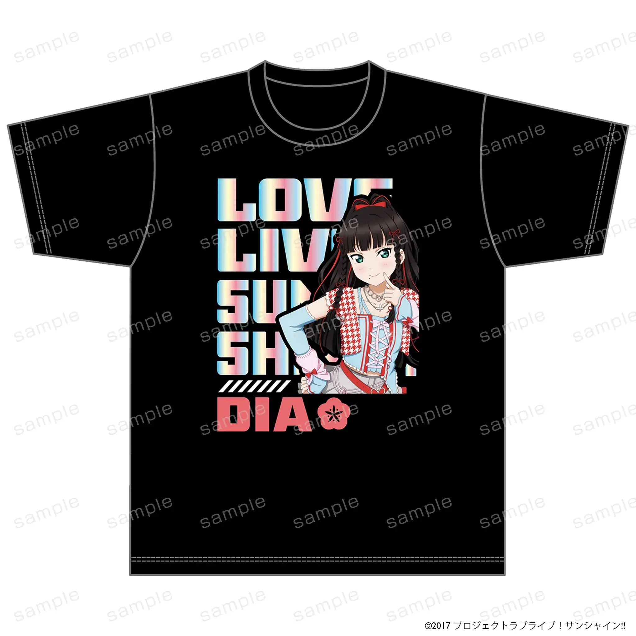 ラブライブ！サンシャイン!! ホログラムTシャツ 黒澤ダイヤ Y2K ver.【予約】