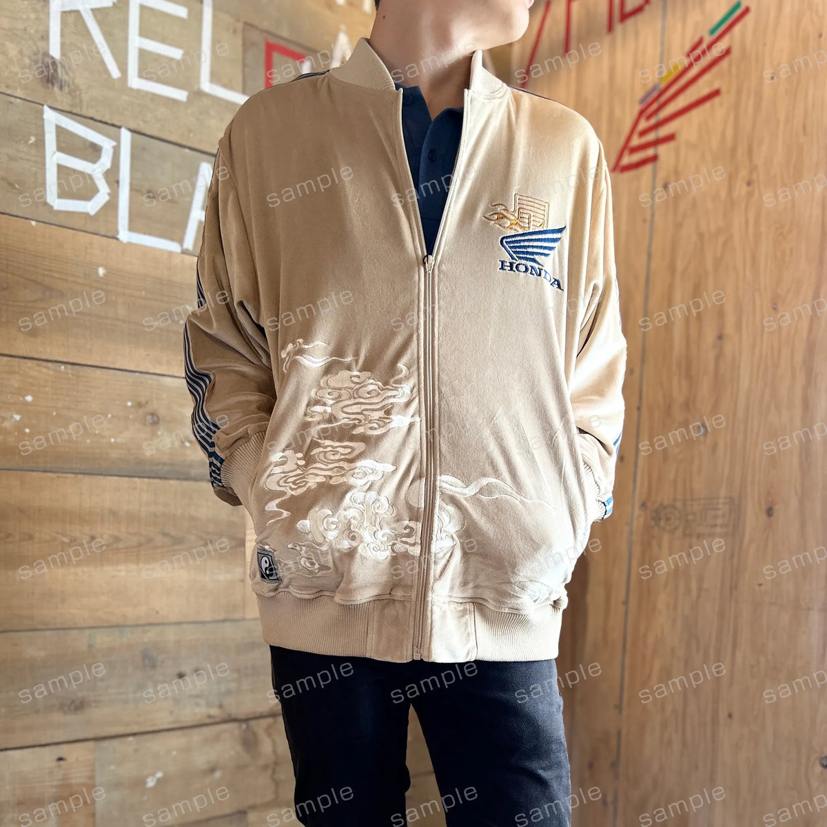 最遊記RELOAD BLAST×Honda 刺繍ベロアジャージ【予約】【2026年10月末より順次発送予定】【sh-10】