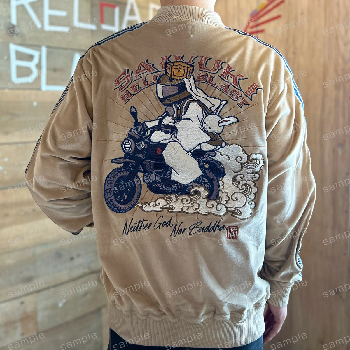 最遊記RELOAD BLAST×Honda 刺繍ベロアジャージ【予約】【2026年10月末より順次発送予定】【sh-10】
