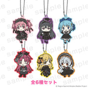 魔法少女まどか☆マギカ ラバーストラップ BLACK（全6種セット）【2026年12月中旬より順次発送予定】