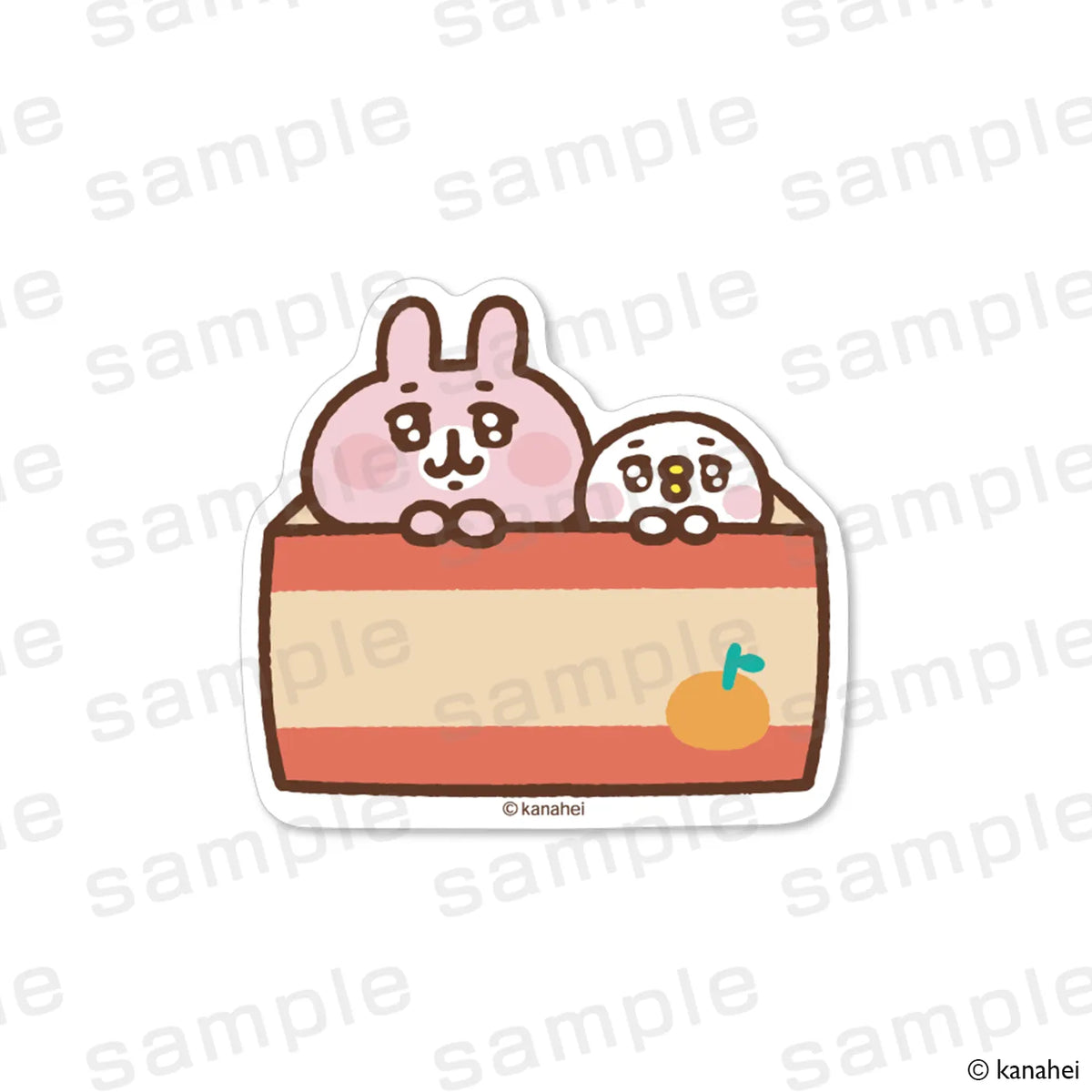 カナヘイの小動物×駿河湾沼津ＳＡ ステッカー みかん箱【2026年11月下旬より順次発送予定】