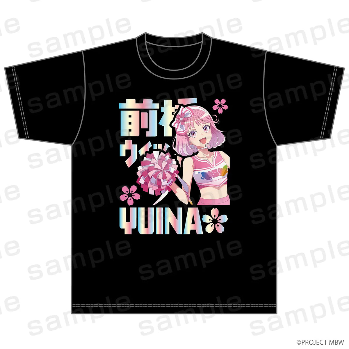 前橋ウィッチーズ ホログラムTシャツ 赤城ユイナ チアリーダーver.【2026年12月中旬より順次発送予定】