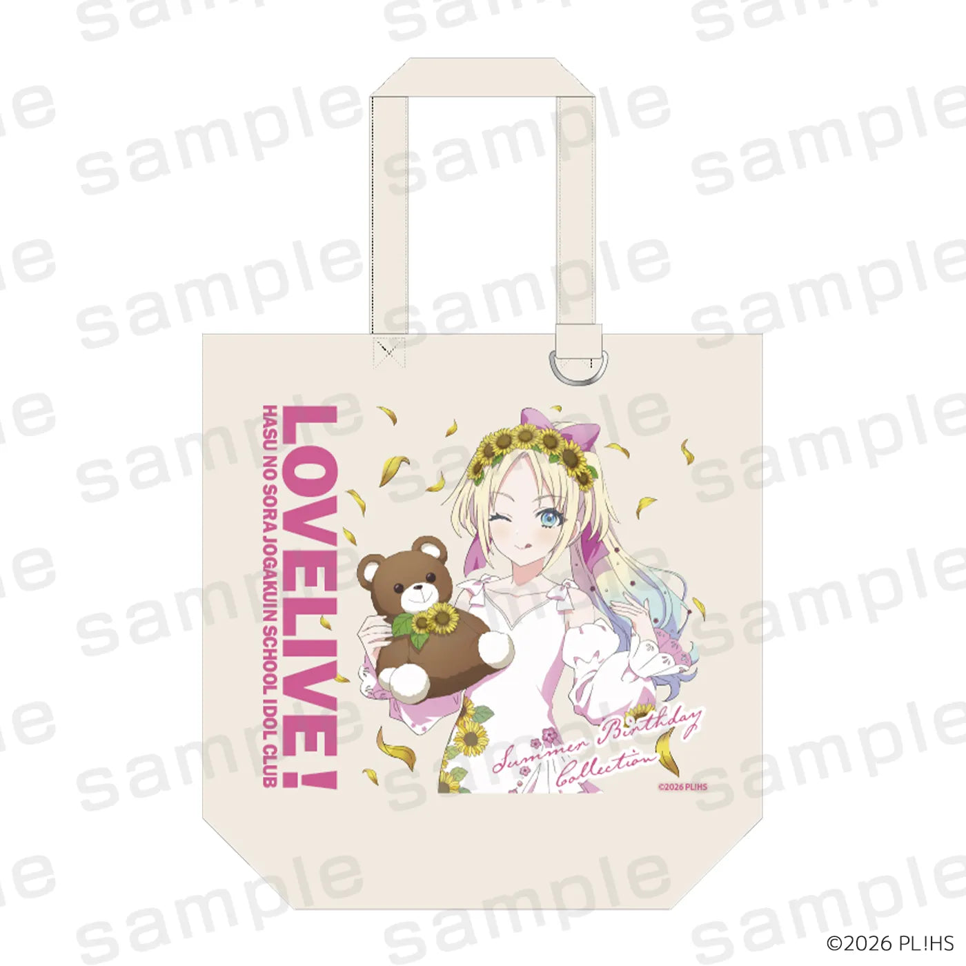 LoveLive! Series Summer Birthday Collection トートバッグ 大沢瑠璃乃【予約】【2026年10月中旬より順次発送予定】【sbc-8】