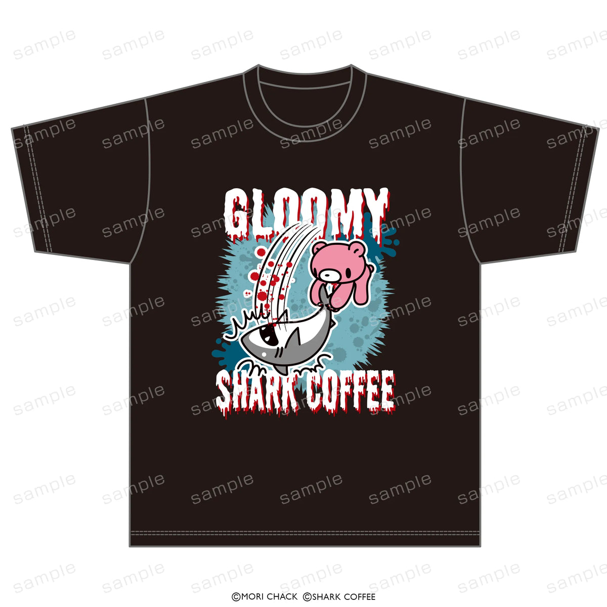 GLOOMY meets SHARK COFFEE Tシャツ たたきつけ【2026年11月末より順次発送予定】