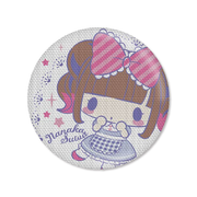 Nanaka Suwa♡My Melody 刺繍缶バッジ 夢のトビラver.