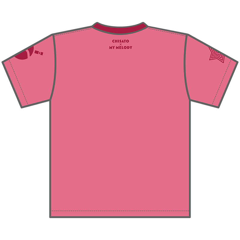 ラブライブ！スーパースター!!×サンリオキャラクターズ カラーTシャツ 嵐千砂都×マイメロディ _chisato