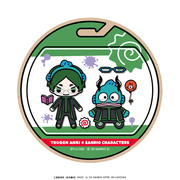 桃源暗鬼×サンリオキャラクターズ ウッドコースター ミニキャラver. 遊摺部 従児×ハンギョドン