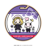 桃源暗鬼×サンリオキャラクターズ ウッドコースター ミニキャラver. 漣 水鶏×マイスウィートピアノ
