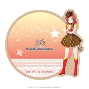ラブライブ！×サンリオキャラクターズ ウッドコースター 西木野真姫×おさるのもんきち