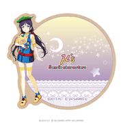 ラブライブ！×サンリオキャラクターズ ウッドコースター 東條希×ぽこぽん日記
