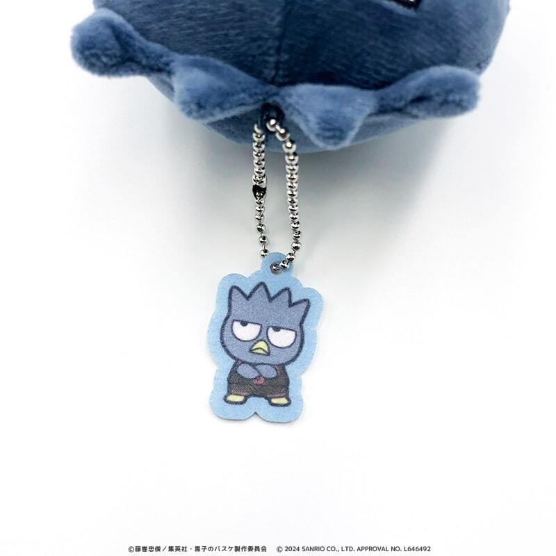 黒子のバスケ×サンリオキャラクターズ ボールチェーンマスコット 青峰大輝×バッドばつ丸