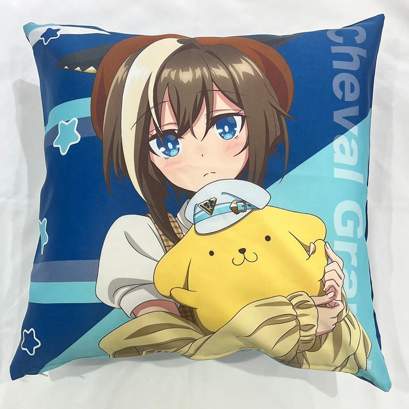 TVアニメ『ウマ娘 プリティーダービー Season 3』×サンリオキャラクターズ クッションカバー シュヴァルグラン×ポムポムプリン