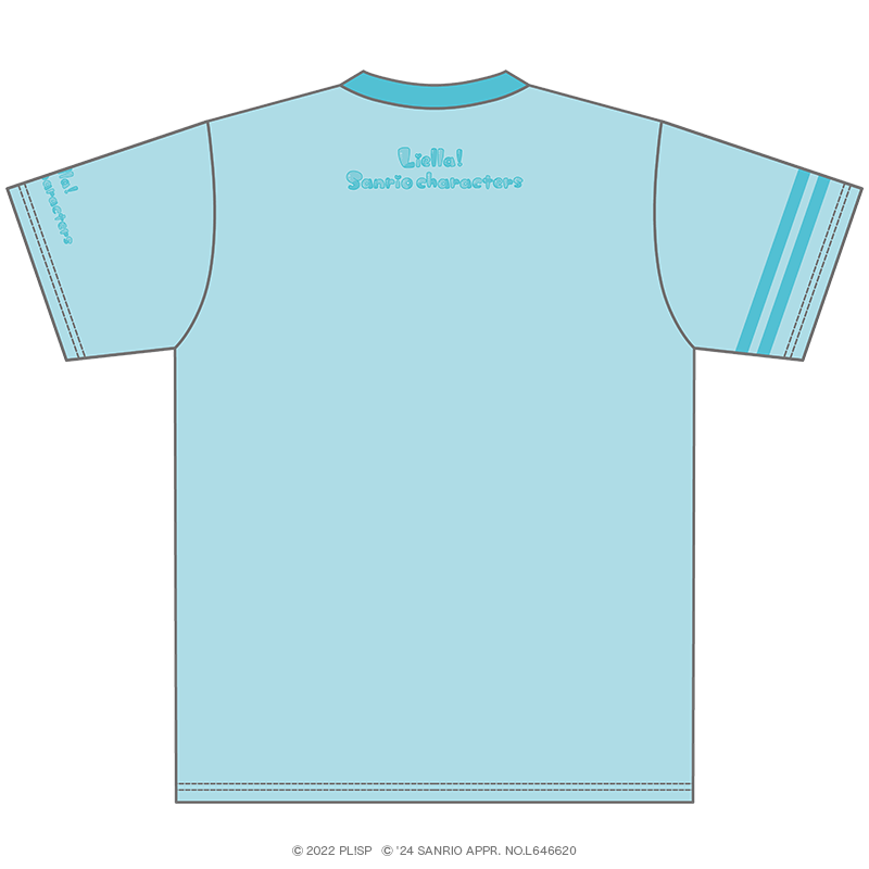 ラブライブ！スーパースター!! カラーTシャツ 唐 可可×シナモロール 放課後ver.