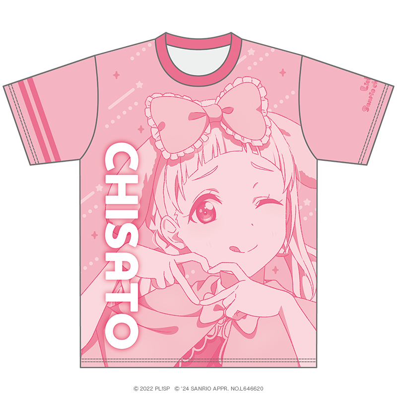 ラブライブ！スーパースター!! カラーTシャツ 嵐千砂都×マイメロディ 放課後ver.