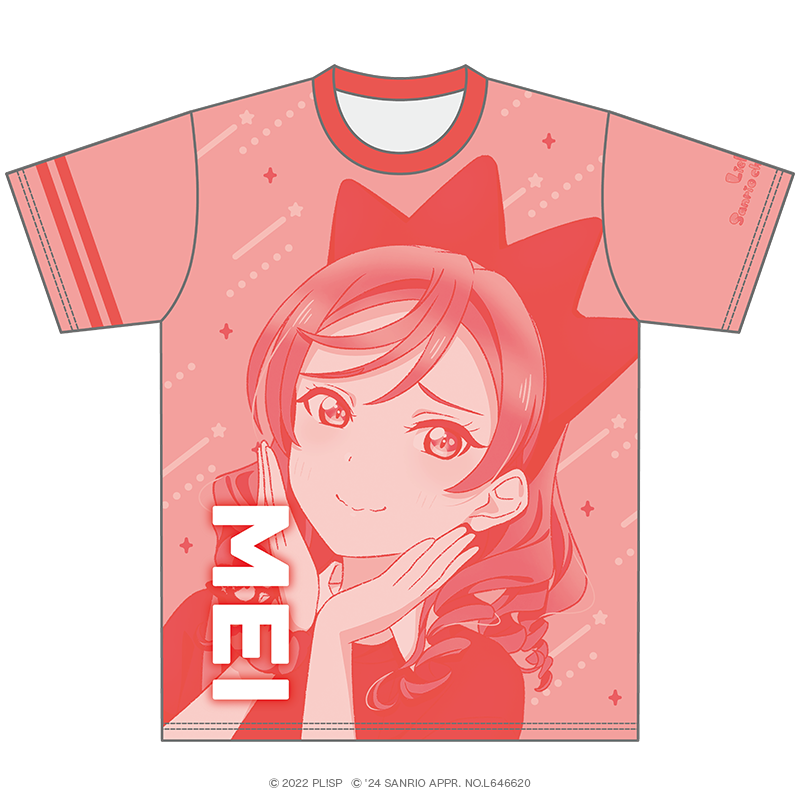 ラブライブ！スーパースター!! カラーTシャツ 米女メイ×バッドばつ丸 放課後ver.