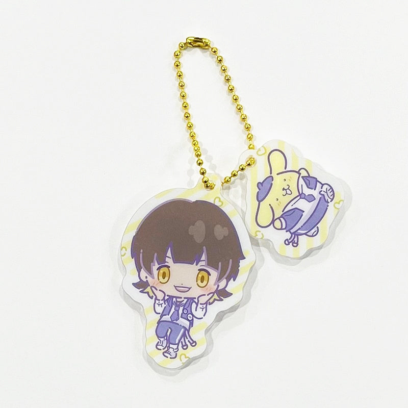 ブルーロック×サンリオキャラクターズ ツインアクリルキーホルダー ミニキャラver. 全8種セット