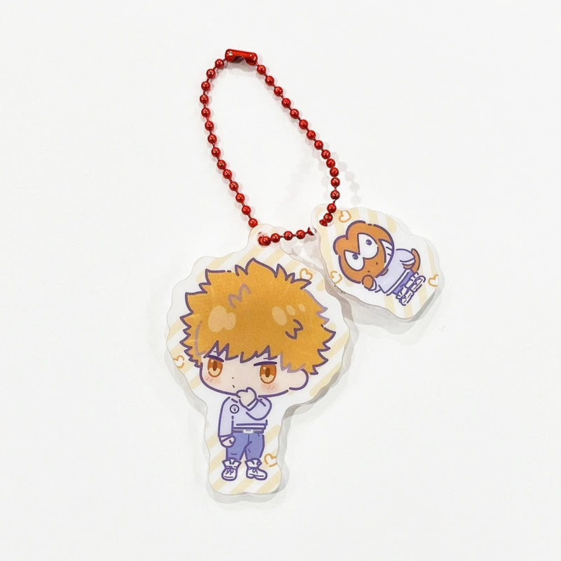ブルーロック×サンリオキャラクターズ ツインアクリルキーホルダー ミニキャラver. 全8種セット