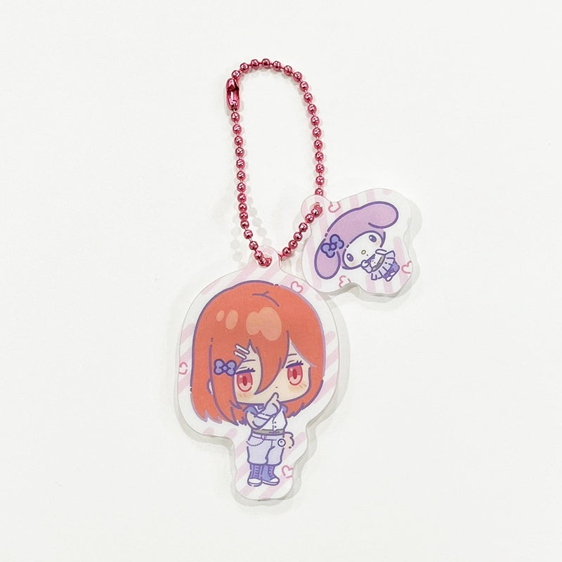 ブルーロック×サンリオキャラクターズ ツインアクリルキーホルダー ミニキャラver. (8種)【トレーディング】