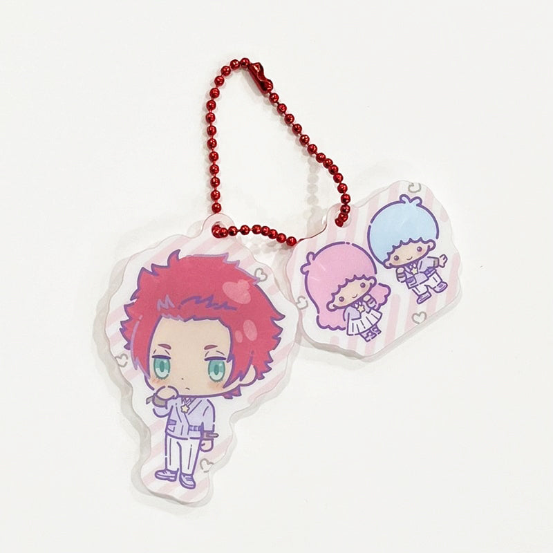 ブルーロック×サンリオキャラクターズ ツインアクリルキーホルダー ミニキャラver. (8種)【トレーディング】