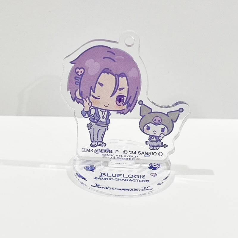 ブルーロック×サンリオキャラクターズ ミニアクリルスタンドキーホルダー ミニキャラver (8種)【トレーディング】