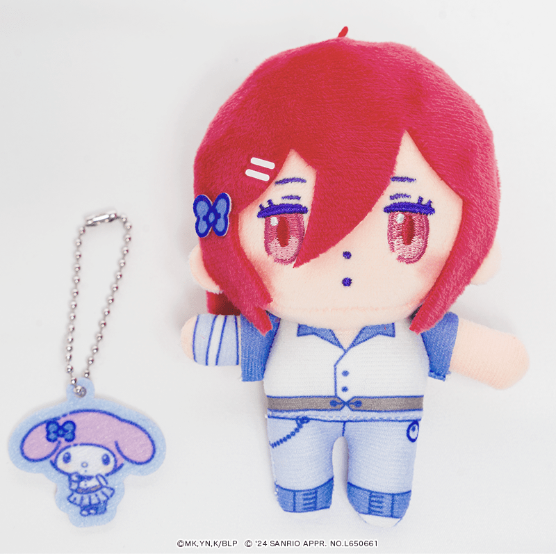 ブルーロック×サンリオキャラクターズ ボールチェーンマスコット ミニキャラver. 千切 豹馬＆マイメロディ
