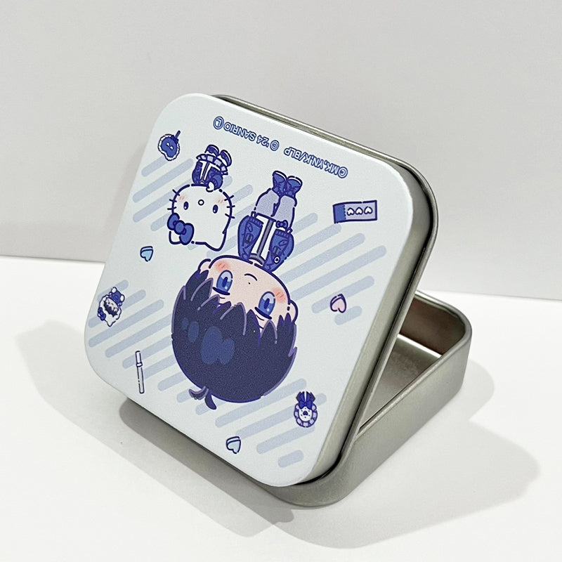ブルーロック×サンリオキャラクターズ 缶入りフレークシール ミニキャラver. 潔 世一＆ハローキティ