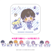 ブルーロック×サンリオキャラクターズ 缶入りフレークシール ミニキャラver. 蜂楽 廻＆ポムポムプリン