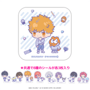ブルーロック×サンリオキャラクターズ 缶入りフレークシール ミニキャラver. 國神 錬介＆ウィアーダイナソアーズ！