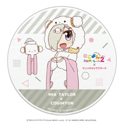 にじよん あにめーしょん2×サンリオキャラクターズ 陶器コースター ミア・テイラー×こぎみゅん 着ぐるみver.