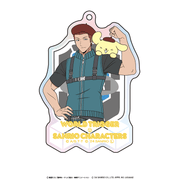 ワールドトリガー×サンリオキャラクターズ オーロラアクリルキーホルダー 木崎レイジ×ポムポムプリン