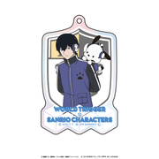 ワールドトリガー×サンリオキャラクターズ オーロラアクリルキーホルダー 三輪秀次×ポチャッコ