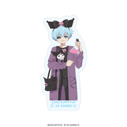 夜桜さんちの大作戦×サンリオキャラクターズ ダイカットステッカー 夜桜 七悪×クロミ