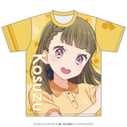 ラブライブ！蓮ノ空女学院スクールアイドルクラブ カラーTシャツ 徒町小鈴 レッスンウェアver.