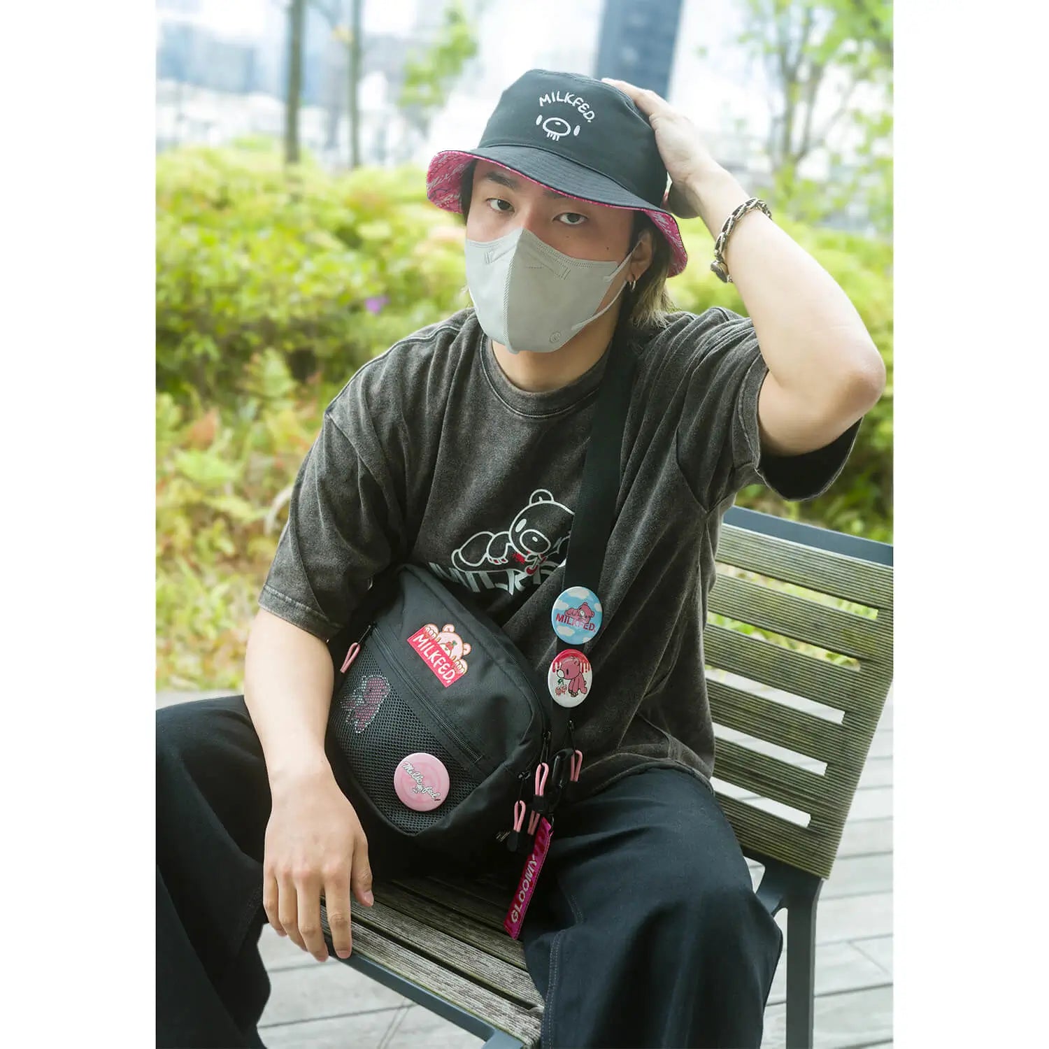 GLOOMY meets MILKFED.  REVERSIBLE HAT【予約】