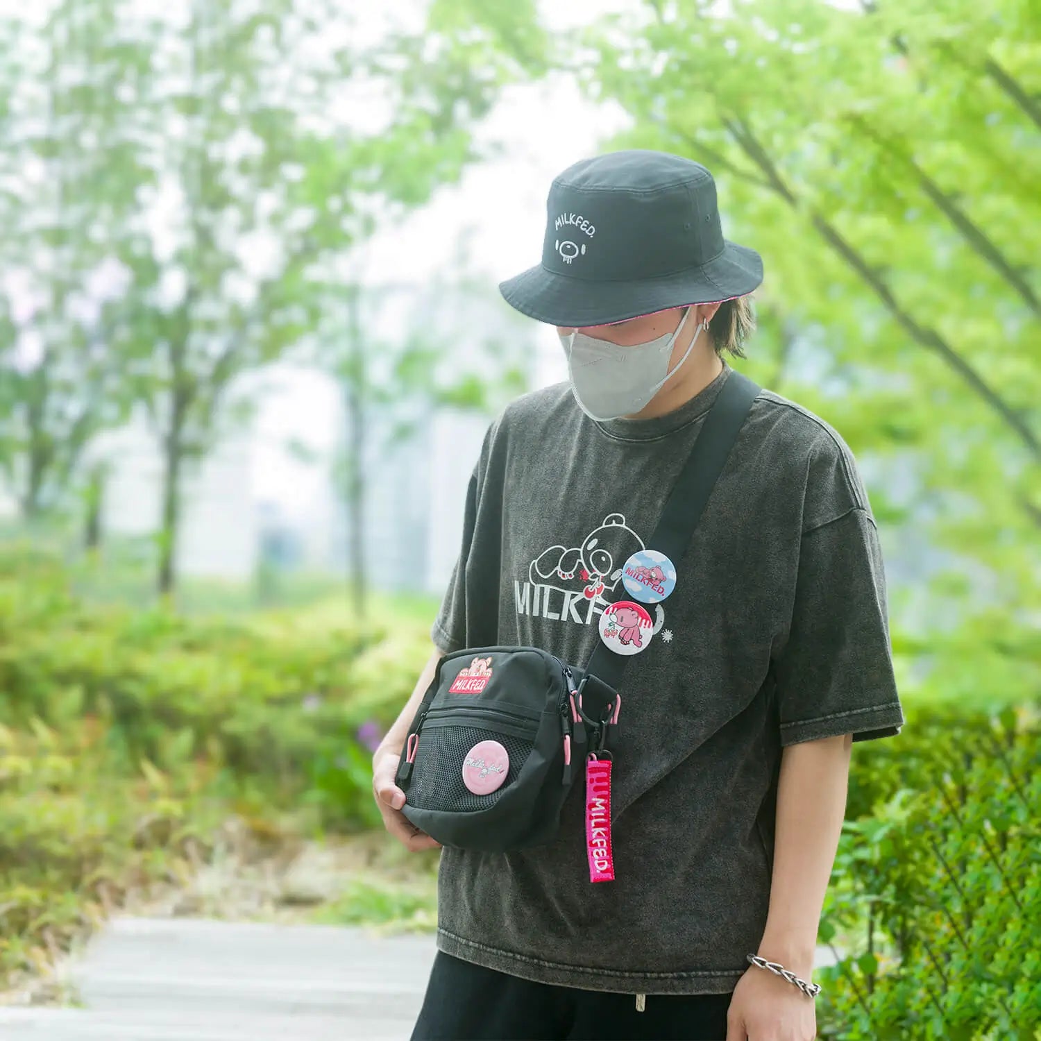 GLOOMY meets MILKFED.  REVERSIBLE HAT【予約】