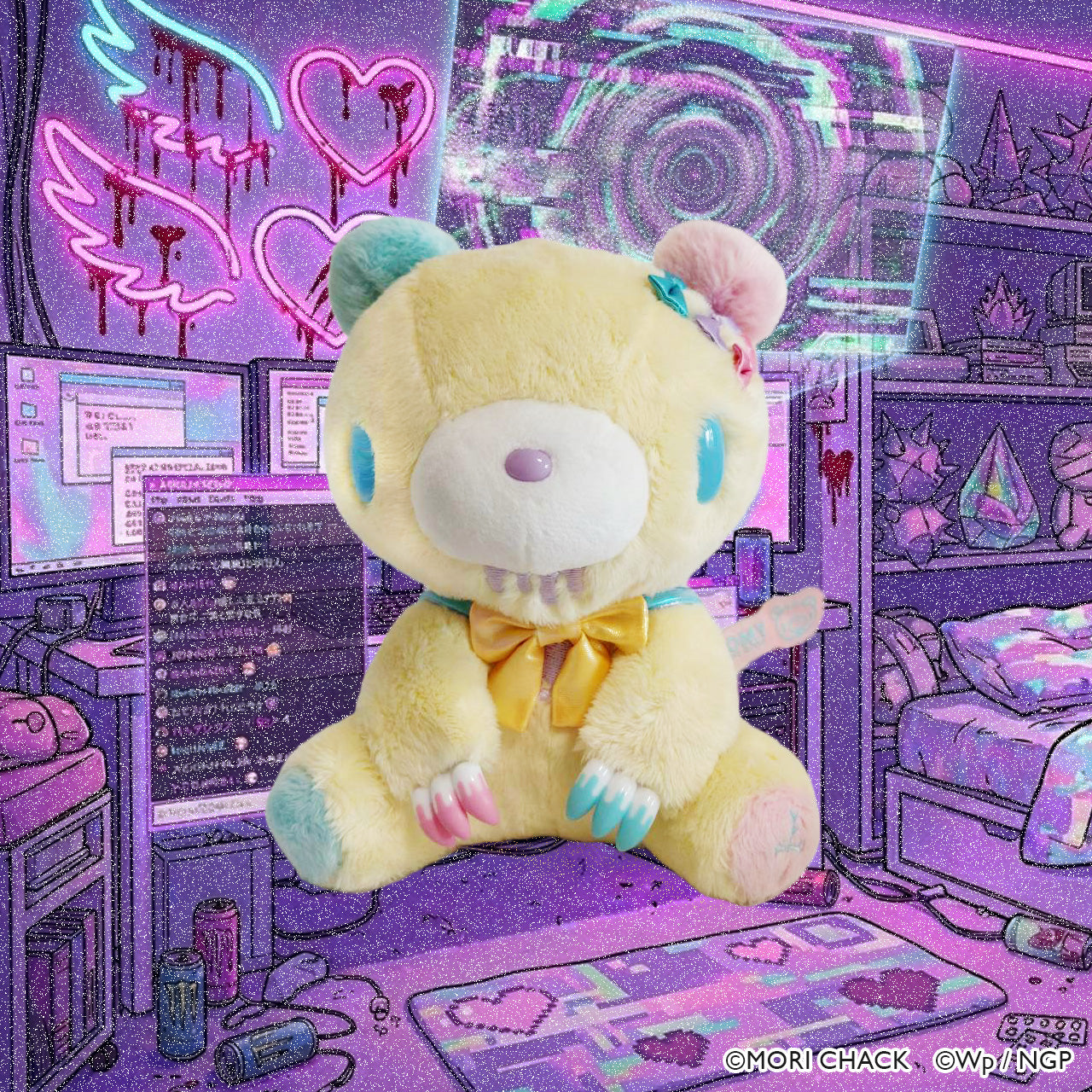 NEEDY GIRL OVERDOSE × GLOOMY ぬいぐるみ 超てんちゃんver.【予約】