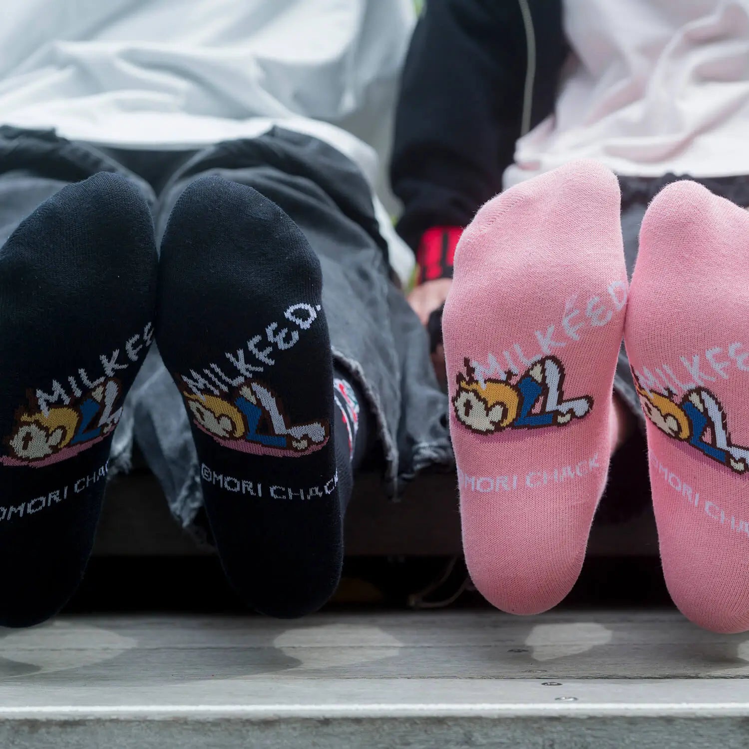 GLOOMY meets MILKFED. SOCKS Black【予約】