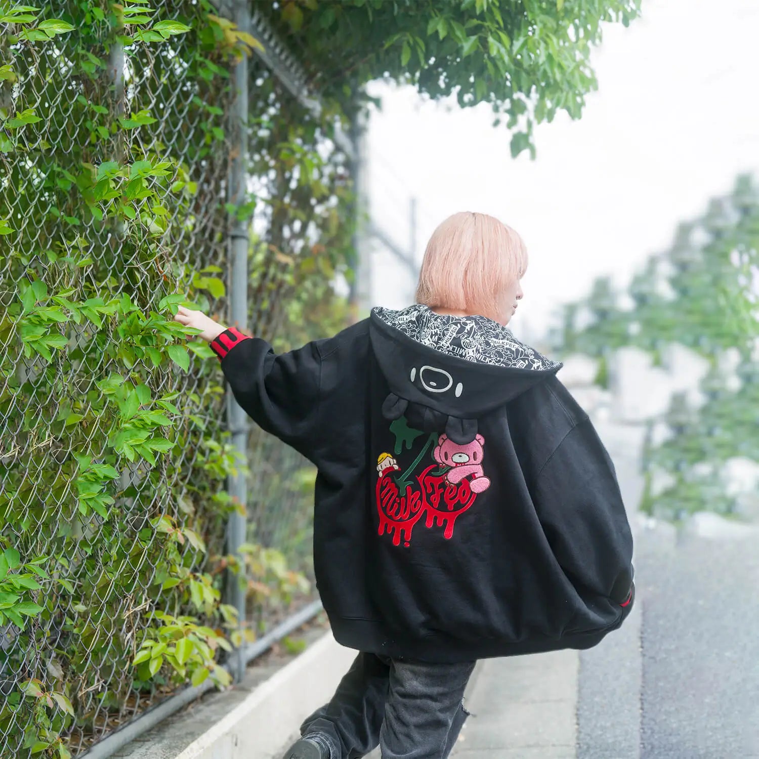 GLOOMY meets MILKFED.  GLOOMY ZIP UP HOODIE【予約】【2次予約】